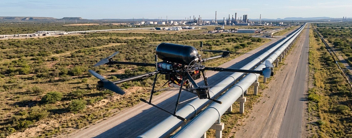 Pipeline inspection drone