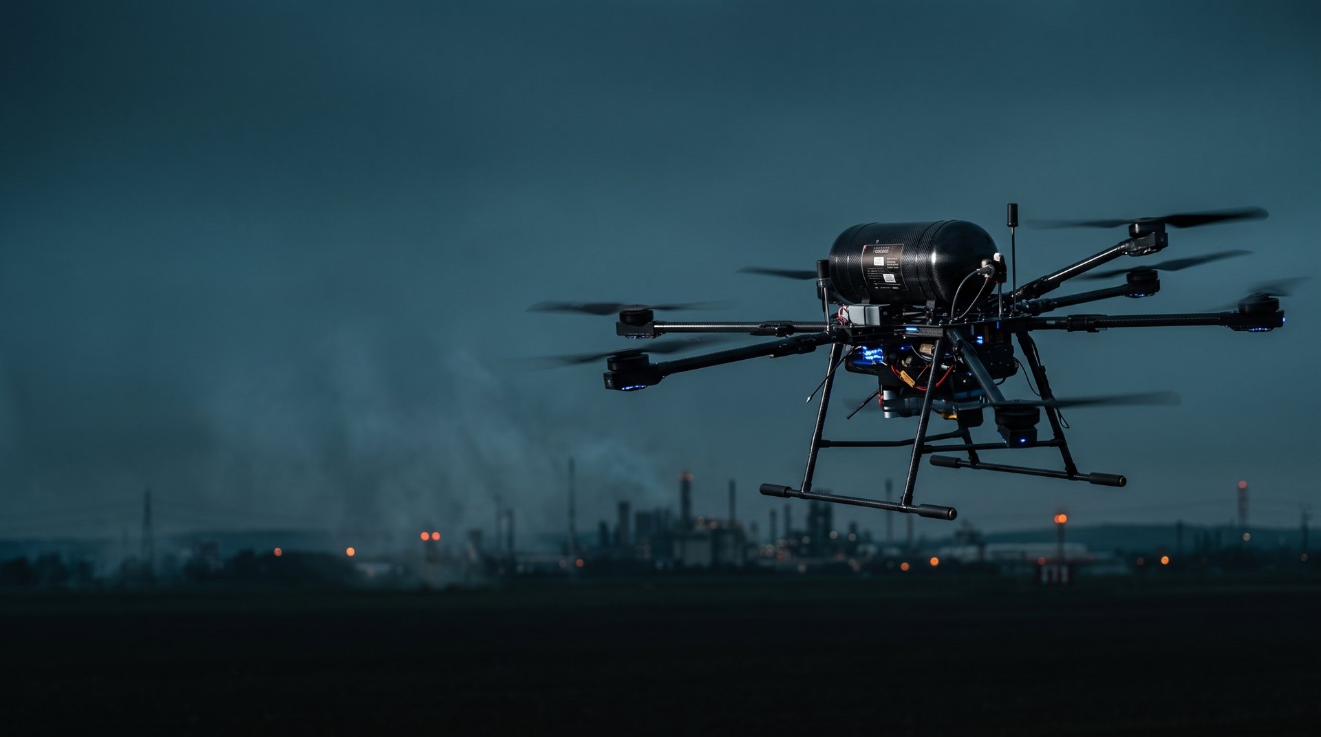 Hydrogen fuel cell drone