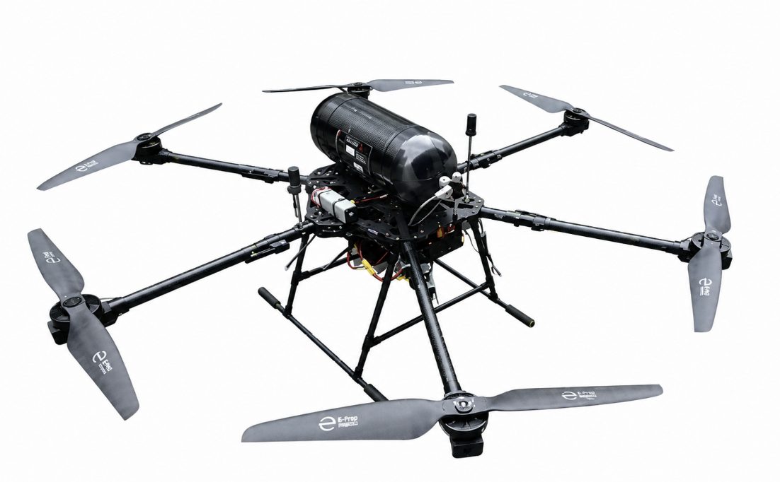 Hydrogen fuel cell drone